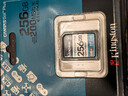 金士顿（Kingston）256GB SD存储卡 U3 V30 相机内存卡 高速sd卡大卡 4K超高清拍摄 读速200MB/s 写速160MB/s 实拍图
