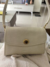 西木汀 欧阳澄汐同款 布吉岛 斜挎单肩包新款质感女包新年 米白色 实拍图