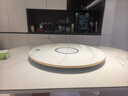 芝梵饭菜保温板加热菜板保温板暖菜板家用带电磁炉火锅暖菜板+火锅+自动旋转家庭旋转餐桌加热转盘 大理石纹丨80CM【电动+手动旋转】电磁炉火锅款 实拍图
