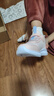 361°儿童运动鞋男女童(3-12岁)防撞鞋头密网休闲跑鞋 粉 34 实拍图