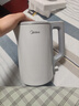美的（Midea）电水壶热水壶 大容量家用烧水壶 双层防烫 不锈钢无缝内胆 大功率快速烧水沸腾 1.5L 【一键开盖I无缝内胆】 实拍图