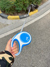 福莱希（FLEXI）外星人时尚系列狗狗牵引绳自动伸缩链带状狗绳M5米海军蓝 实拍图