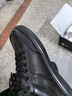 金利来（Goldlion）男鞋男士休闲鞋时尚简约舒适透气轻便板鞋G539330338AAA黑色39 实拍图
