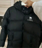 准者（RIGORER）长款羽绒服男2025春季新款连帽保暖防风加厚运动户外休闲情侣外套 纯正黑 XS (160) 实拍图