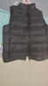 京东京造【零压系列】轻薄羽绒服男外套冬季 防钻绒马甲背心男 曜石黑 L 实拍图