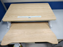 全品屋升降电脑桌升降工作台电脑升降支架台站立式升降办公书桌 无级升降-原木色双层65cm（小工位首选） 实拍图