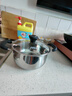 爱仕达（ASD）汤锅 304不锈钢小汤锅 蒸锅复底炖煮锅 20CM燃气电磁炉通用奶锅B1 实拍图