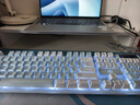 银雕(YINDIAO) K500键盘彩包升级版 机械手感 游戏背光电竞办公USB外接 全尺寸 蓝白双拼白光有线键盘 实拍图