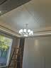 欧品尼新中式吊灯客厅灯黄铜广东中山灯具餐厅卧室灯现代简约别墅大厅灯 10头（铜+玉石）三色调光 实拍图