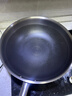康巴赫炒锅不粘锅316L不锈钢炒菜锅32cm蜂窝平底煎炒锅电磁炉燃气灶通用 实拍图