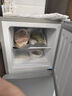 南极人小冰箱迷你小型家用 两用冷藏冷冻宿舍寝室双门办公室出租房用电冰箱一级能效节能省电 158L【冷藏冷冻 一级能效】银色 实拍图