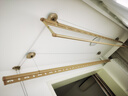 金贵夫人阳台晾衣架手摇升降三杆晾衣杆手动室内伸缩晒衣架家用晾晒神器凉 香槟金 2.7m 加厚大方杆三杆 【航天级铝材】 实拍图