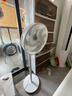 美的（Midea）电风扇家用7叶落地扇摇头电风扇循卧室宿舍轻音风扇台式桌面小型风扇台地两用升级款 白色丨7叶台地两用 实拍图
