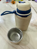 苏泊尔保温杯陶瓷内胆吸管杯茶水分离杯车载保冷杯女士学生高颜值水杯 实拍图
