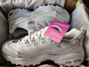 斯凯奇小白熊|女鞋秋冬季透气小白鞋增高复古老爹鞋运动鞋11931 实拍图