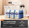禧天龙直角收纳箱加厚大力士塑料衣物玩具搬家整理箱无轮 30L透明3个装 实拍图