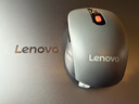 联想（Lenovo） 无线蓝牙双模充电鼠标 蓝牙5.0/3.0 便携办公鼠标人体工学设计 Howard风暴灰充电版 实拍图