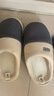 洁丽雅（Grace）棉拖鞋男士秋冬季室内防臭防滑居家保暖厚底踩屎感拖鞋男款冬天 实拍图