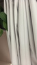 铭聚布艺（MINGJU）窗帘 全遮光窗帘成品窗帘布遮阳帘 涤塔夫椰奶挂钩式2.7*2.4单片 实拍图