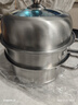 美厨（maxcook）蒸锅 304不锈钢30CM三层蒸锅 加厚复底汤锅 燃气电磁炉通用 实拍图