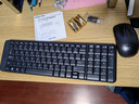 罗技（Logitech）MK220 键鼠套装 无线键鼠套装 办公键鼠套装  多媒体键鼠套装 带无线2.4G接收器 黑色 实拍图