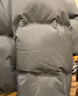 优衣库男装女装无缝羽绒连帽外套夹克羽绒服25秋冬新款478279 08 深灰色 M 实拍图