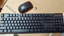 双飞燕（A4TECH）WKG-1000无线键鼠套装 台式电脑笔记本外接办公打字薄膜键盘鼠标套装无线便携 黑色 实拍图