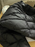 京东京造【零压系列】轻薄羽绒服男外套冬季 防钻绒马甲背心男 曜石黑 XL 实拍图