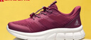 足力健老人鞋中老年轻便休闲散步鞋2431380J 女 酒红 38 实拍图