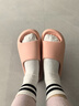 朴西新款EVA踩屎感厚底拖鞋女士居家室内情侣拖鞋男 浅粉 39-40 实拍图