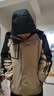 JEEP SPIRIT吉普冲锋衣男秋冬夹克防风外套三合一户外连帽登山服 卡其 2XL 实拍图