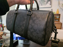 蔻驰（COACH）【新年礼物】新款奥莱男士男包老花VENTURER 27号行李包手提包 QB/炭黑色/黑色 实拍图