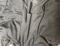 优衣库HEATTECH U领T恤/8分袖女装保暖衣478934 485810 478934/02浅灰色 XL 实拍图