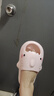 明星同款 高颜值2代萌鲨鱼厚底增高拖鞋防滑户外多巴胺拖鞋女士 粉色 36-37 实拍图
