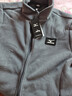 美津浓（MIZUNO）抓绒衣男夹克外套男士户外保暖防风春秋上衣NKA2CC2641 灰色 L  实拍图
