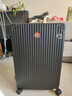 梵地亚28英寸行李箱多功能箱包拉杆箱学生大容量旅行密码箱皮箱杯架黑色 实拍图