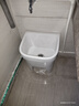 FANAI拖把池阳台小号陶瓷洗拖布池台控墩布池家用卫生间方形自动下水器 【手动款】40cm+下水器 实拍图