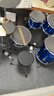 斗牛士（Bullfighter）架子鼓成人初学者儿童专业考级爵士鼓打击乐器 蓝色5鼓4镲（升级油皮鼓面） 实拍图