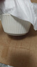 奶油风碗碟套装新款家用高颜值陶瓷餐具碗盘筷子轻奢耐高温 4.5英寸美式碗奶油色2只装 2件套 实拍图