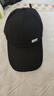 【热巴同款】加大棒球帽帽子男女大头围显脸小春夏字母百搭棒球帽 侧标-黑色 实拍图