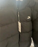 安踏儿童羽绒服男童装25年冬季加厚保暖四防科技潮流纯色厚羽绒泡泡羽 【四防蓬蓬羽】基础黑5902-1 绒子含量85% 130 充绒量105g 实拍图