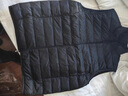 雪中飞经典新款基础舒适轻薄羽绒便捷短款保暖羽绒小马甲轻盈便携舒适 宝石黑|8086-男 XL 175/96A 实拍图