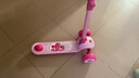 迪士尼（Disney）儿童滑板车1-3-6-12岁滑滑车可升降折叠滑步车划板车草莓熊生日礼 实拍图
