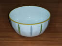 【摩登主妇同款】釉下彩米饭碗特别好看的餐具小碗家用陶瓷吃饭碗 5英寸菱格碗【1个装】 实拍图