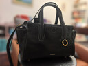 Songmont山下有松循迹mini见物小挎包无性别植鞣手提斜挎包 烟墨黑 预售17天 实拍图