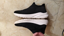 京东京造【Air 超轻二代】休闲健步鞋夏季新款网面鞋一脚蹬鞋子男 黑色 40 实拍图