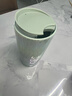 星巴克（Starbucks）杯子咖啡杯水波款仙雾绿双层带盖陶瓷杯355ml水杯男女士送礼礼物 实拍图