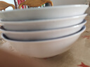 7英寸浮雕加深航空面碗吃面嗦粉碗饺子混沌陶瓷餐具大面碗 4个7寸加深面碗 实拍图