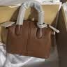 MICHAEL KORS 迈克高仕 MK Hyde 女士小号饺子包斜挎手提包 牛皮棕  230 小号 实拍图