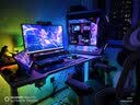 华硕（ASUS）ROG GR701 创世神机箱 吹雪机箱EVA明日香联名台式机箱ARGB灯板全塔定制机箱白色机箱烤漆UV定制 耿鬼主题（黑紫创世神+灯板） 实拍图